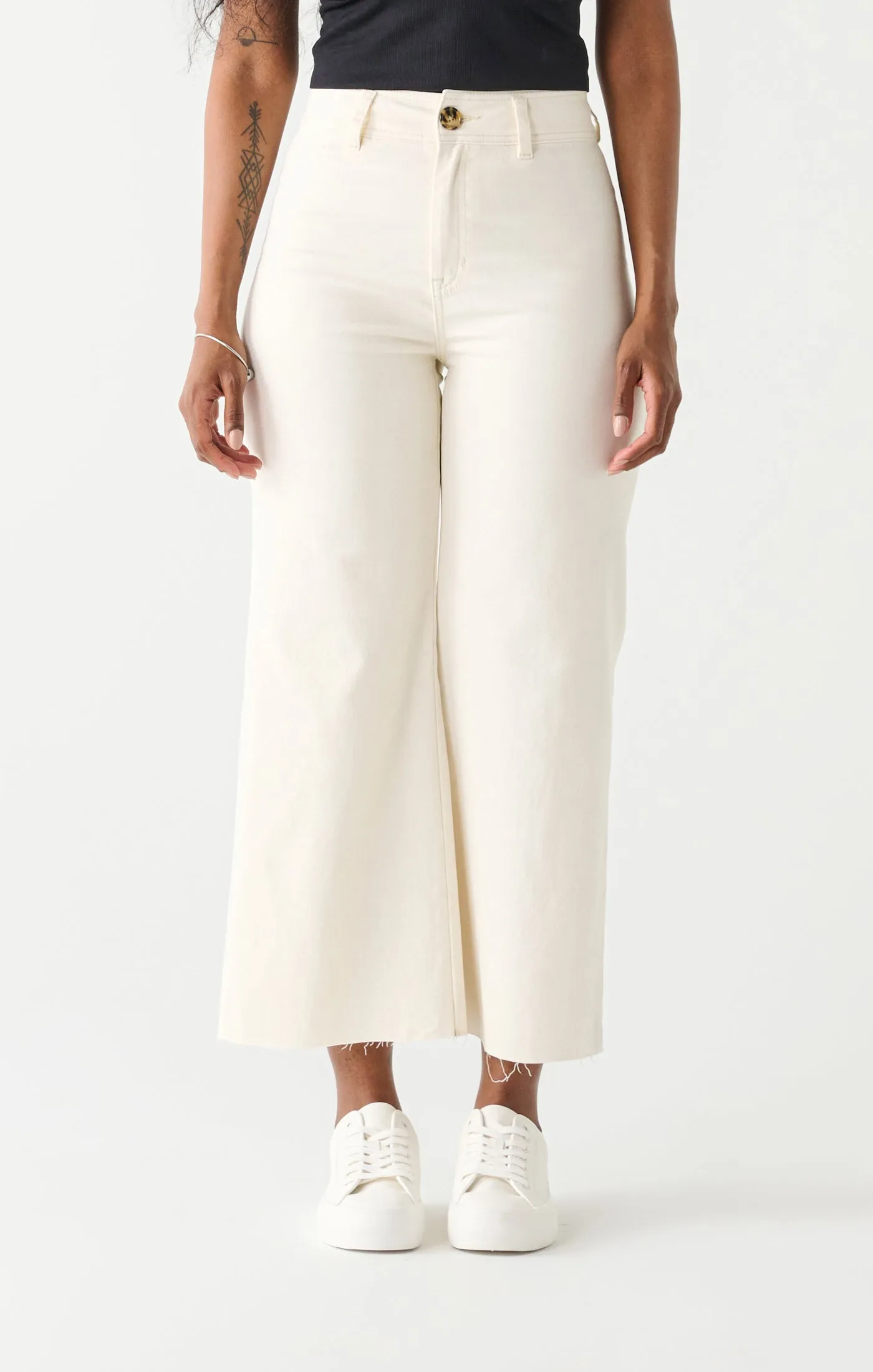 { DEX } High Rise Culotte Denim