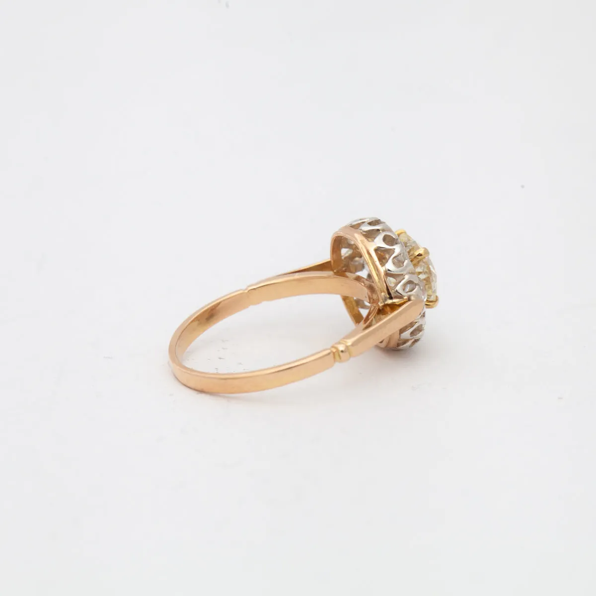 1.81 ctw Victorian Cluster Ring