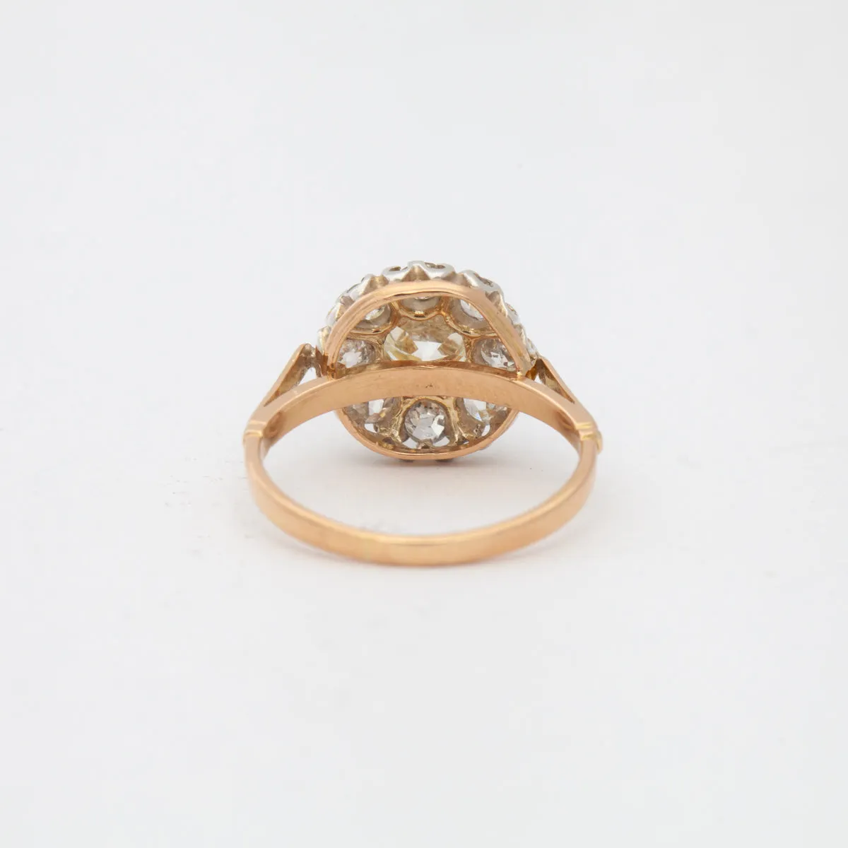 1.81 ctw Victorian Cluster Ring