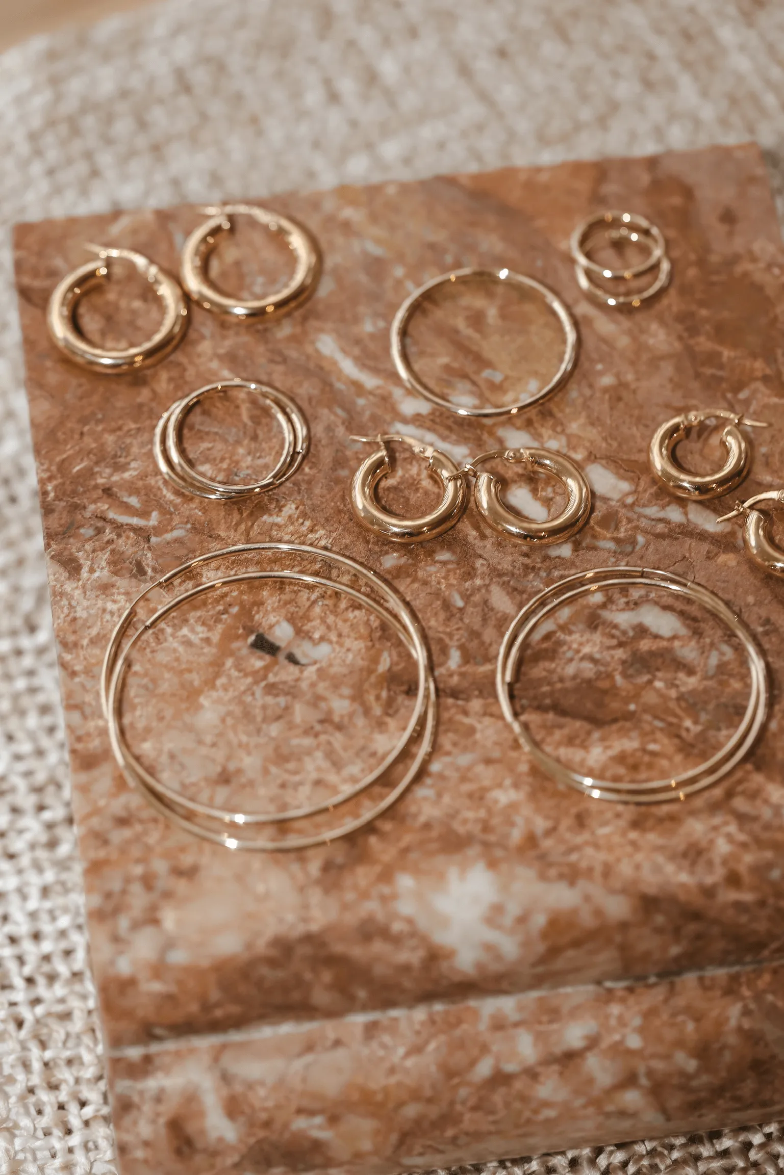 20mm Siena Hoops - 10k Gold