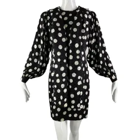 80's David Hayes Neiman Marcus Silk Polka Dot