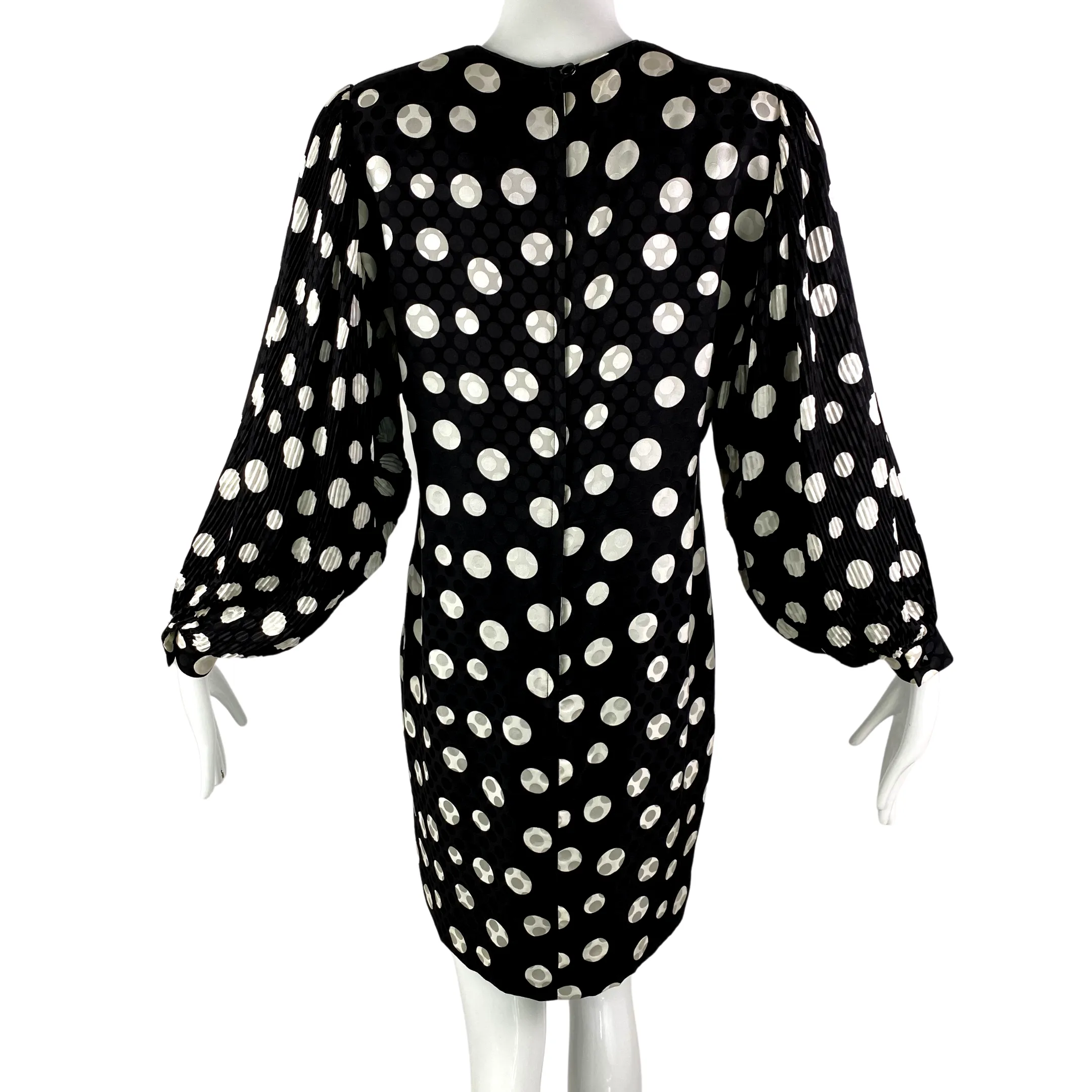 80's David Hayes Neiman Marcus Silk Polka Dot