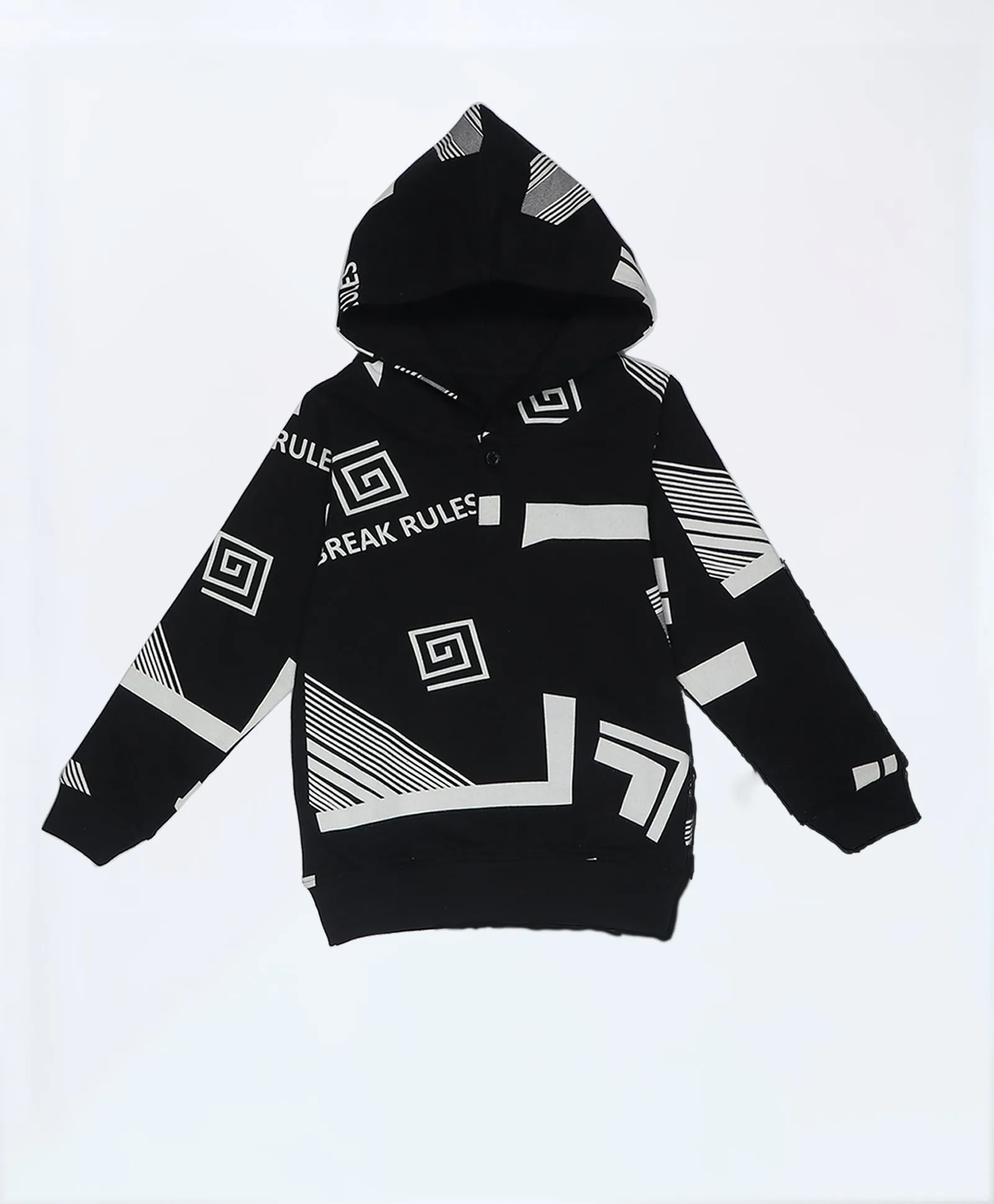 Abstract Pattern Kids Hoodie & Joggers Set