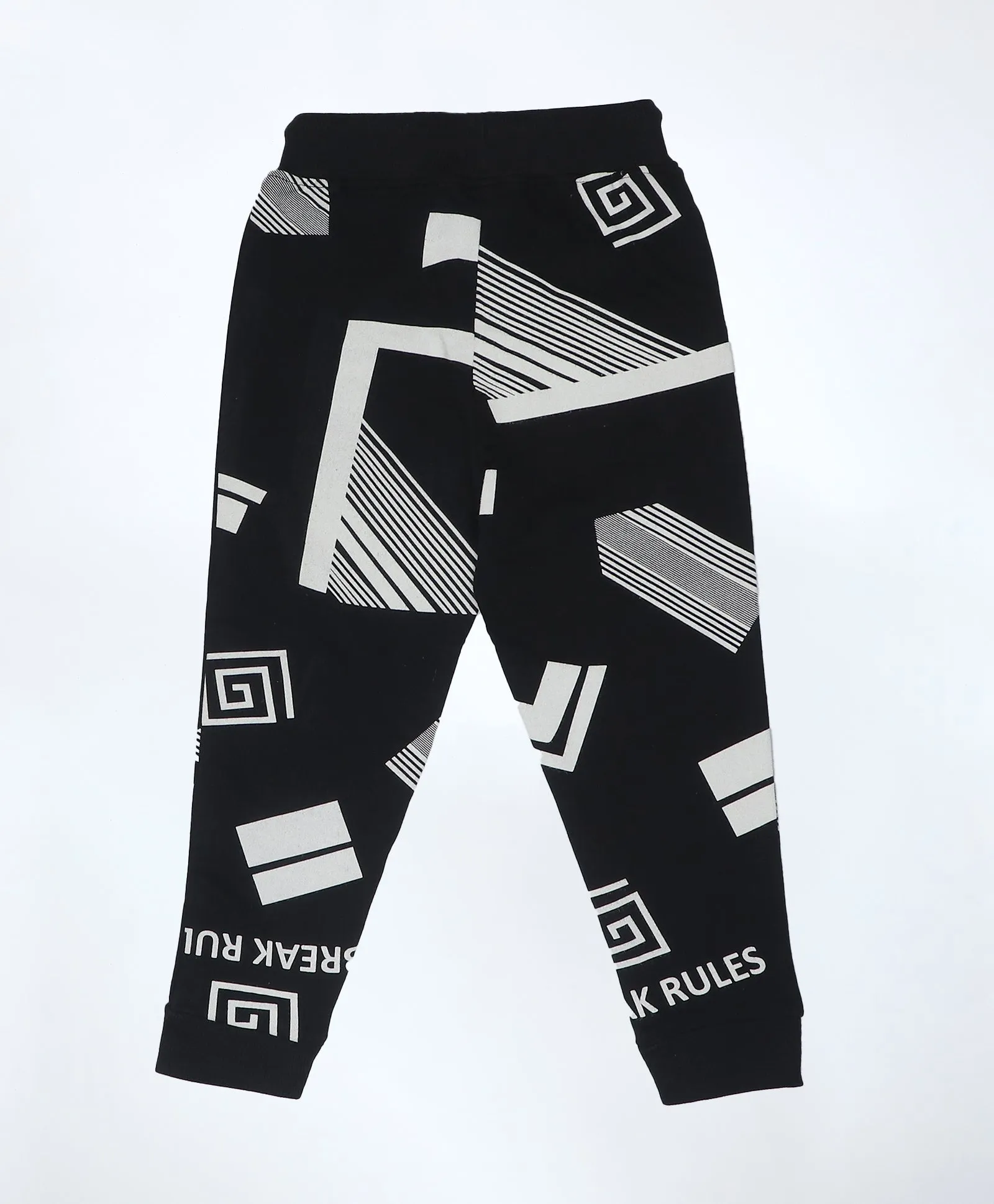 Abstract Pattern Kids Hoodie & Joggers Set