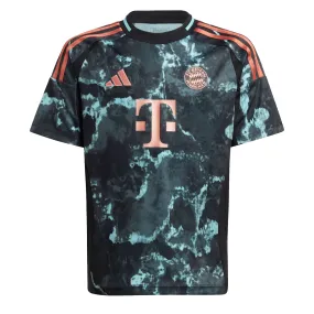 adidas Kids Bayern Munich 2024/25 Away Jersey Black/Bronze