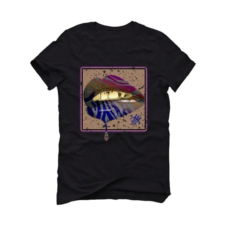 Air Jordan 4 Retro Rush Violet Black T-Shirt (LIPSTICK)