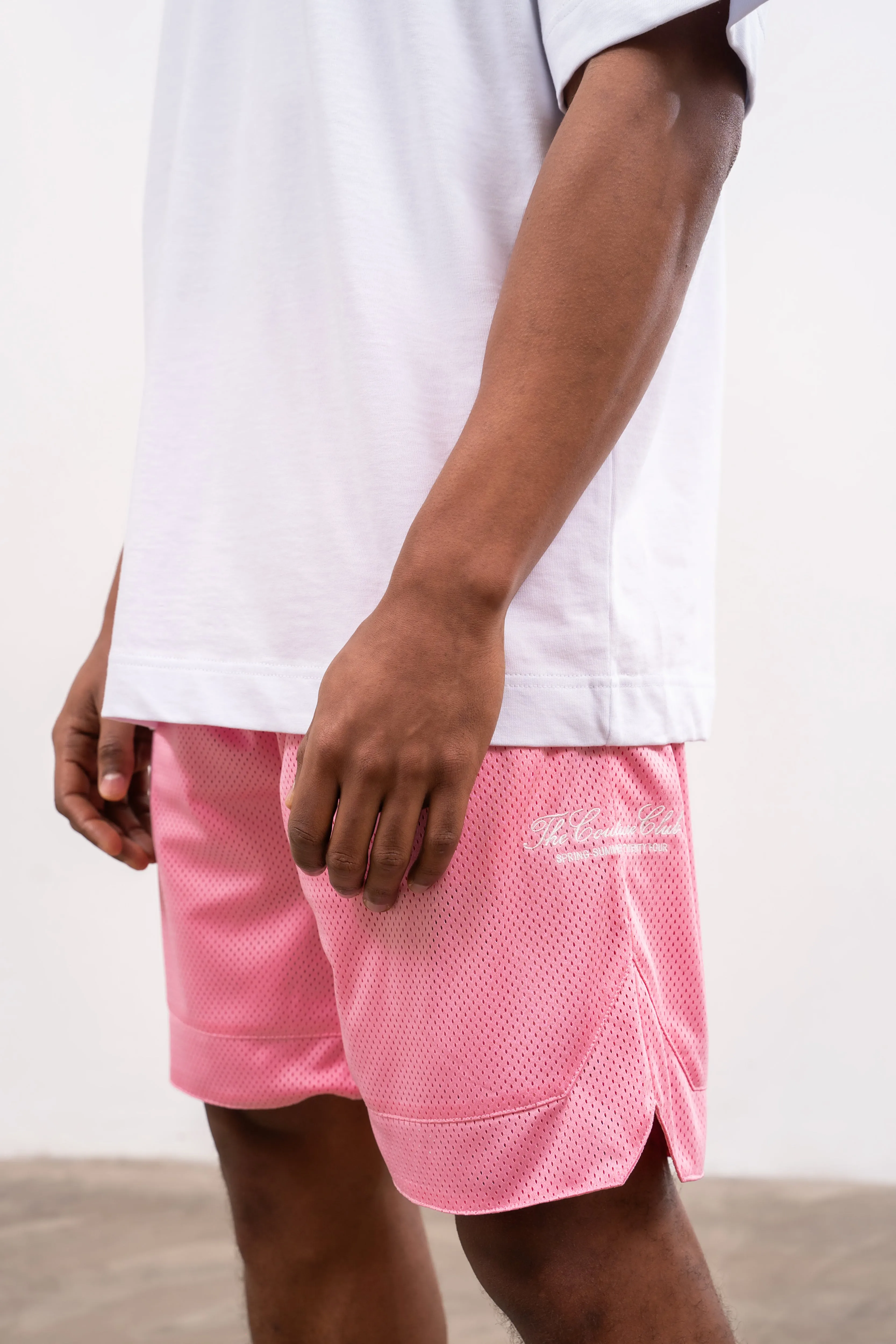 AIRTEX PANELLED SHORTS - PINK