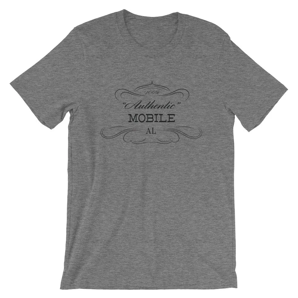 Alabama - Mobile AL - Short-Sleeve Unisex T-Shirt - "Authentic"