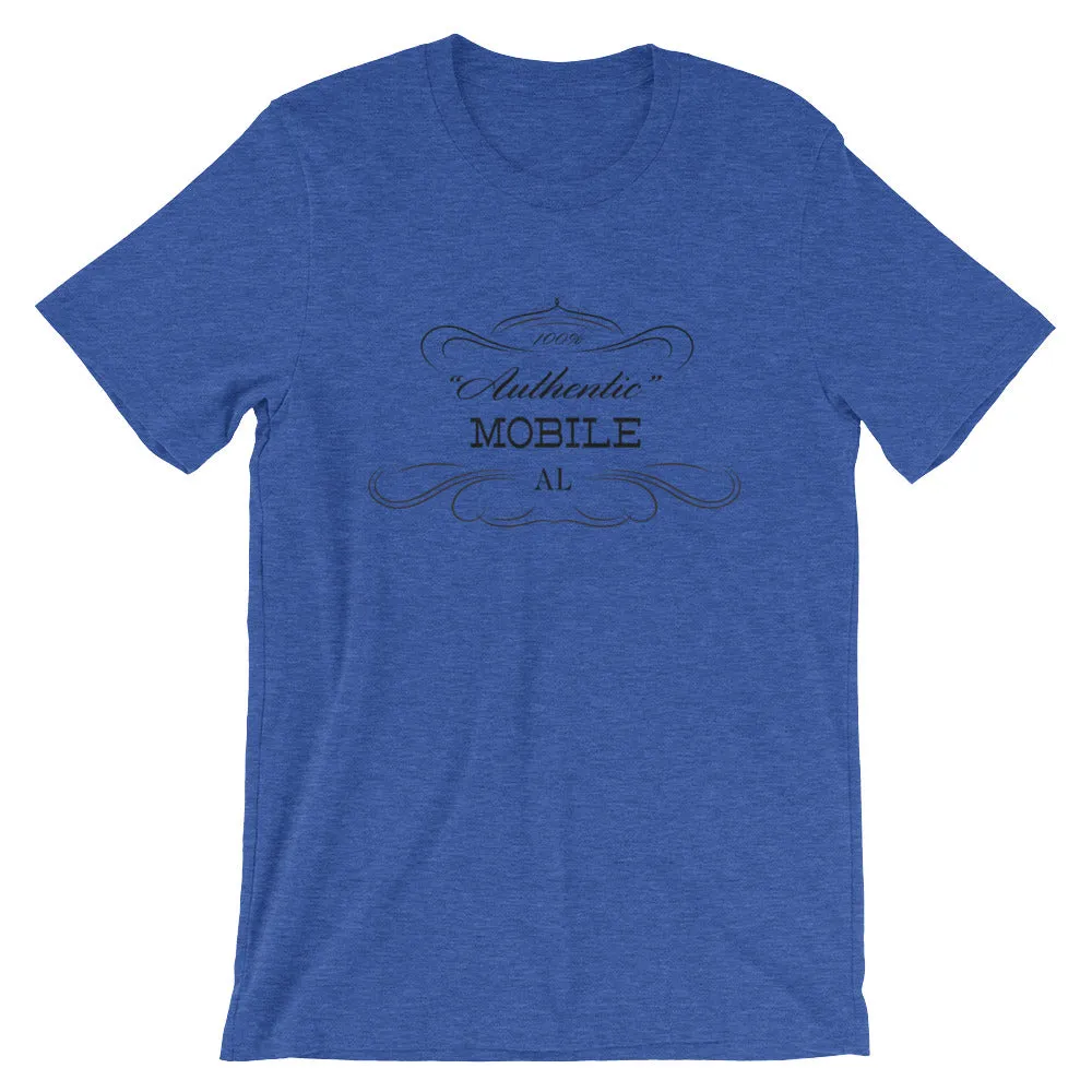 Alabama - Mobile AL - Short-Sleeve Unisex T-Shirt - "Authentic"