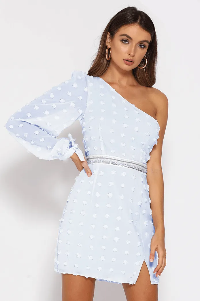 Alira Mini Dress - Sky Blue