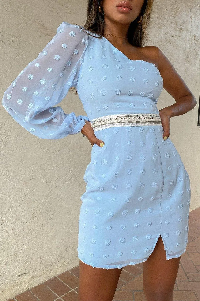 Alira Mini Dress - Sky Blue