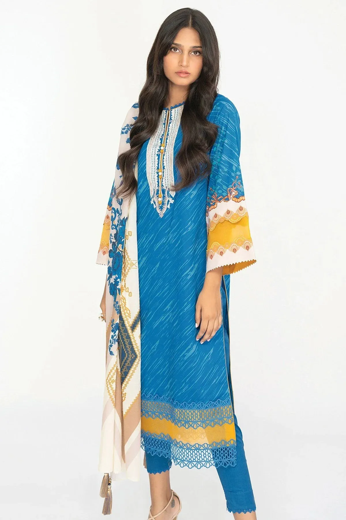 AlKaram Unstitched 2 Piece D#SS-33