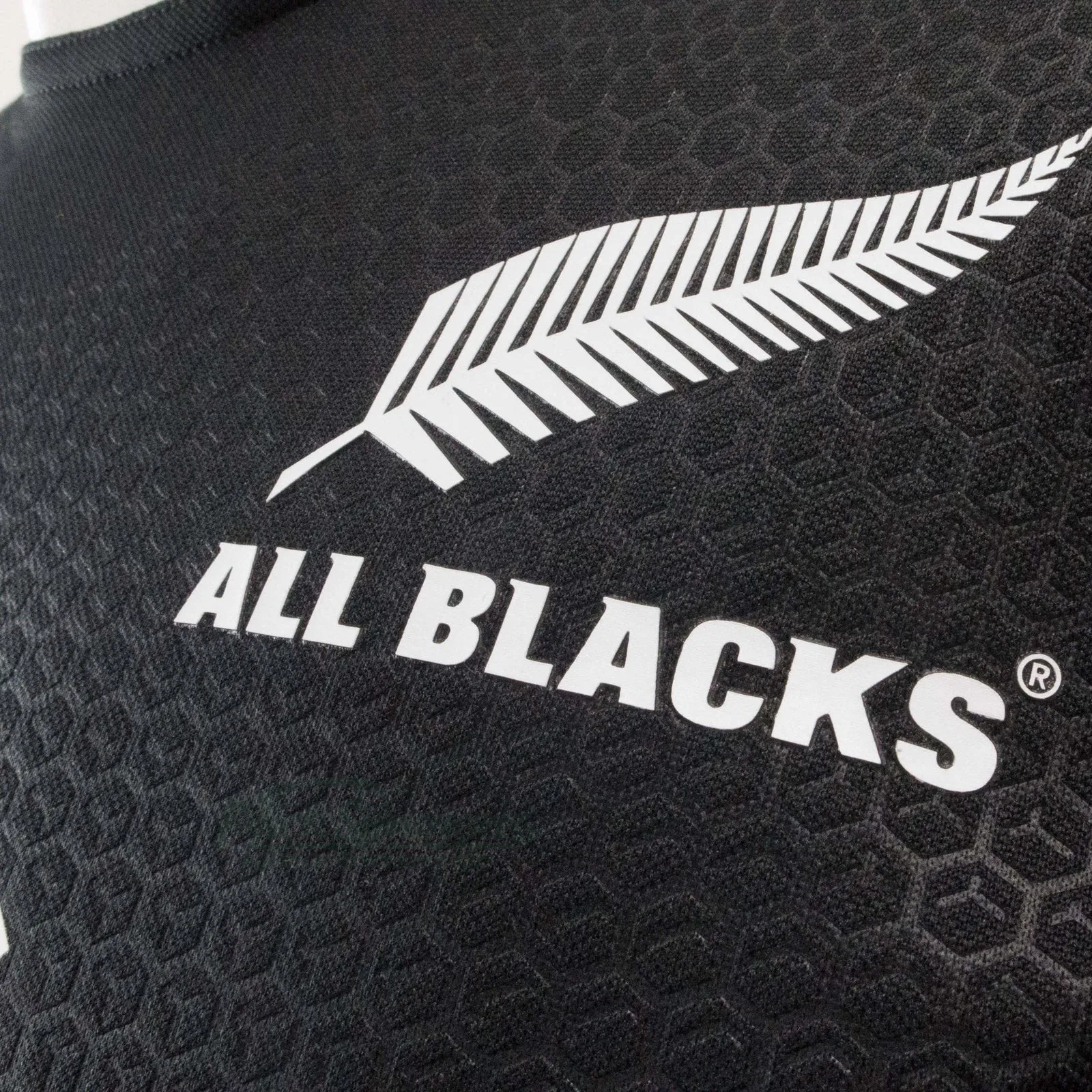 All Blacks 2019 Men's Home Performance (Player) Rugby Jersey by adidas