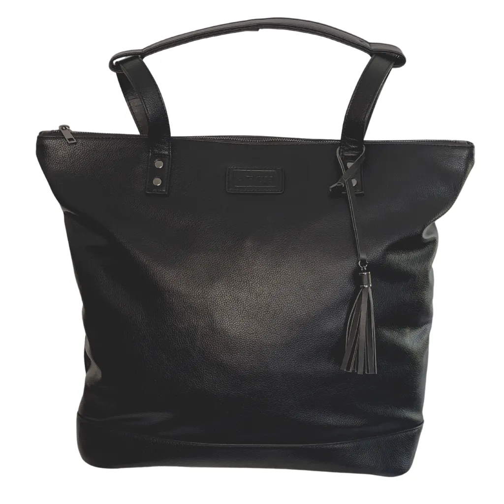 Arch Luxe Nappy Bag Vegan Leather Black