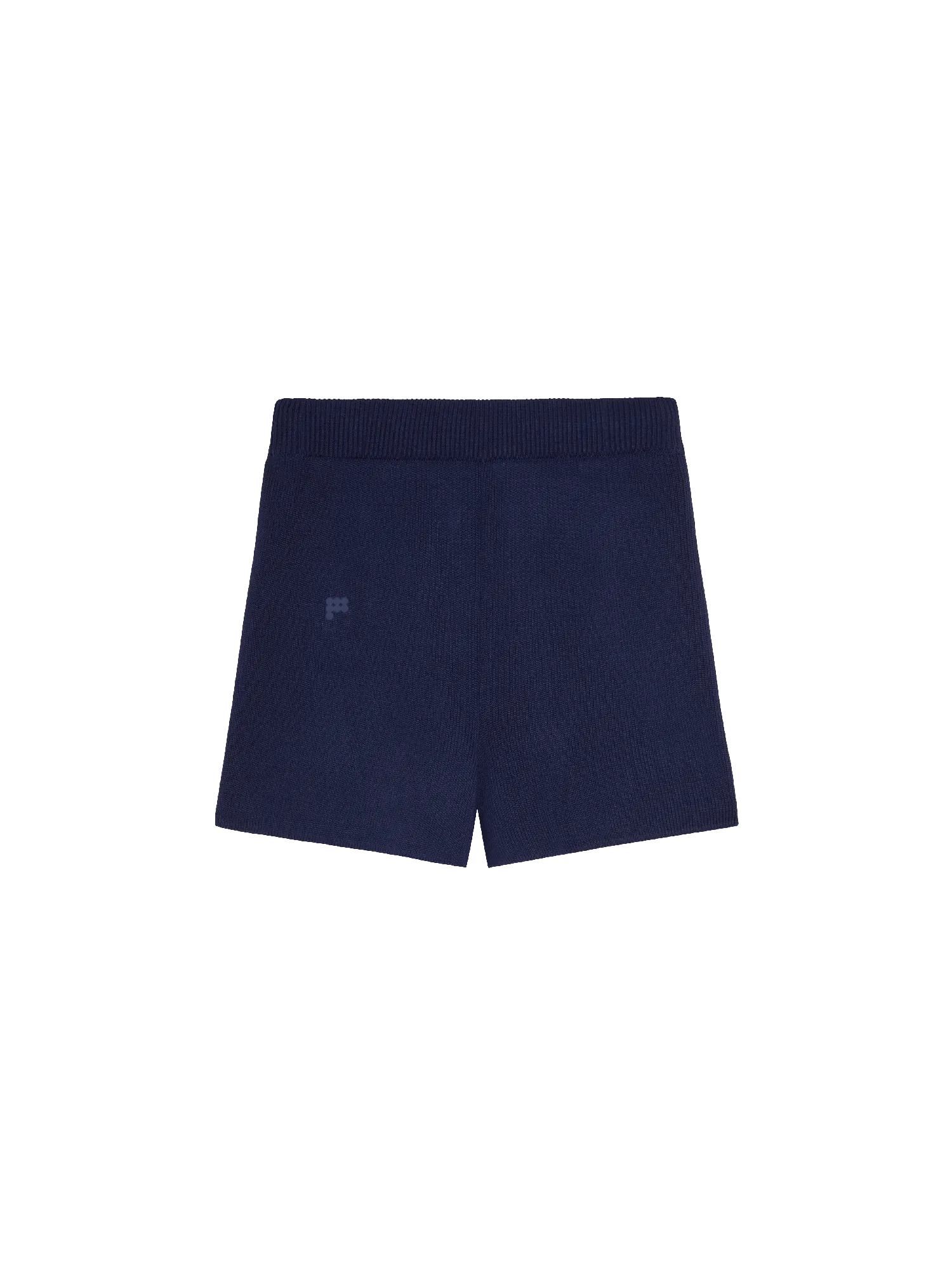 Archive Knit Shorts—navy blue