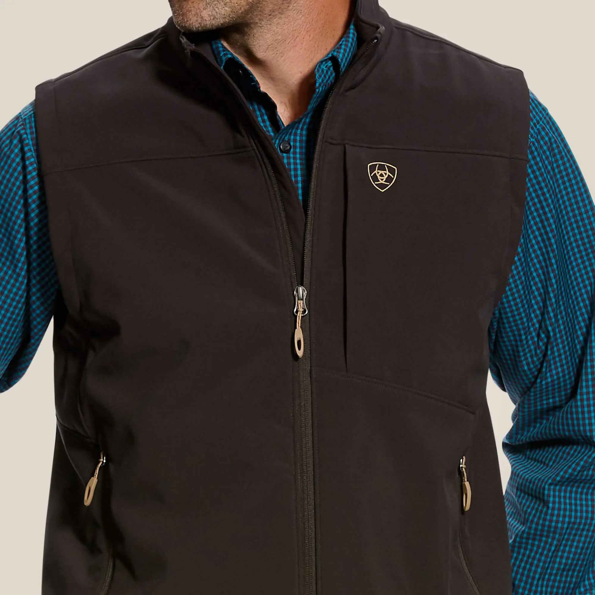 Ariat Vernon Brown Softshell Vest