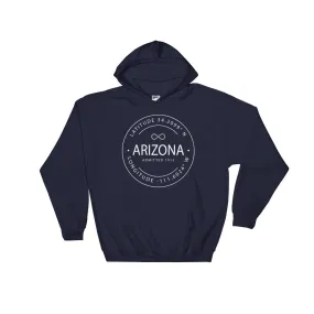 Arizona - Hooded Sweatshirt - Latitude & Longitude