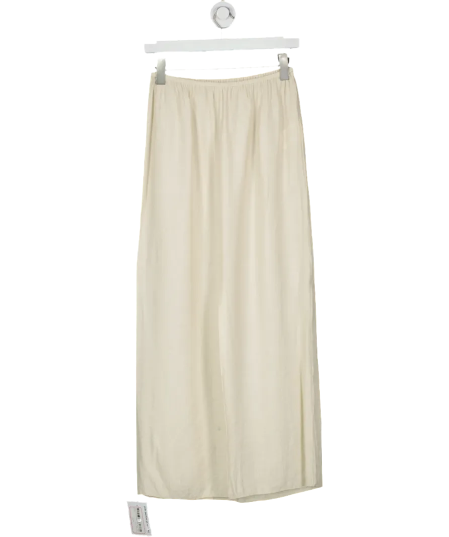 Arket Beige Midi Skirt UK S