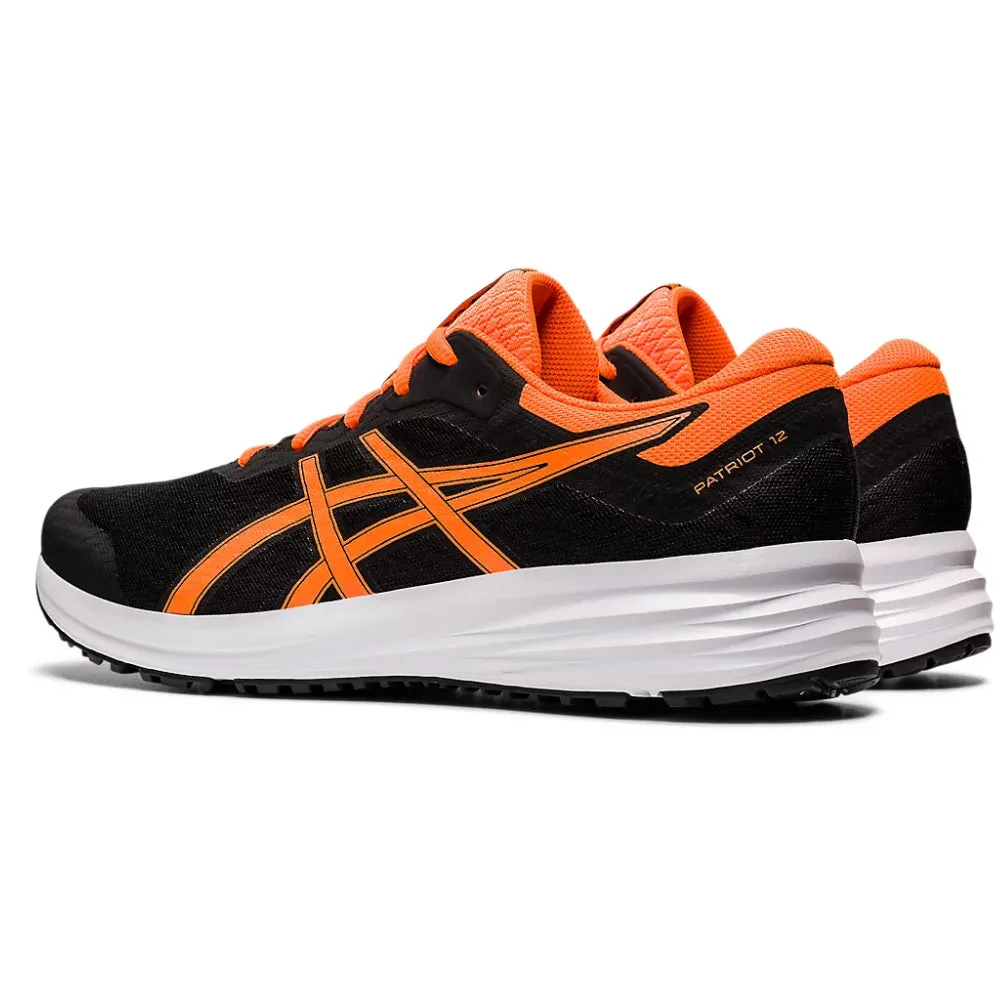 ASICS Men's Patriot 12 Running Shoe (Black/Shocking Orange)