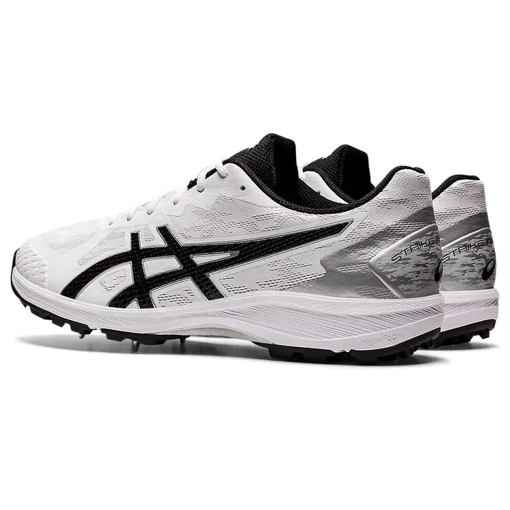 Asics Strike Rate FF Men's Cricket Shoes - White/Black