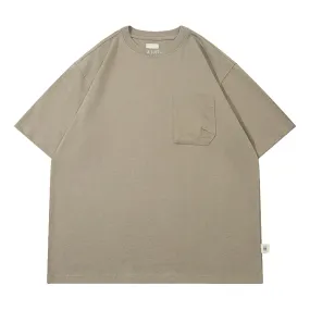 A[S]USL SMALL LOGO POCKET TEE-BEIGE