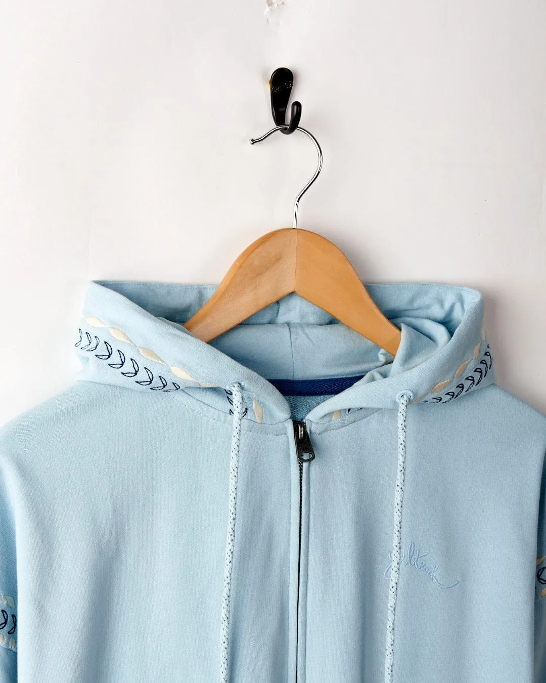 Auden - Womens Oversized Zip Hoodie - Blue