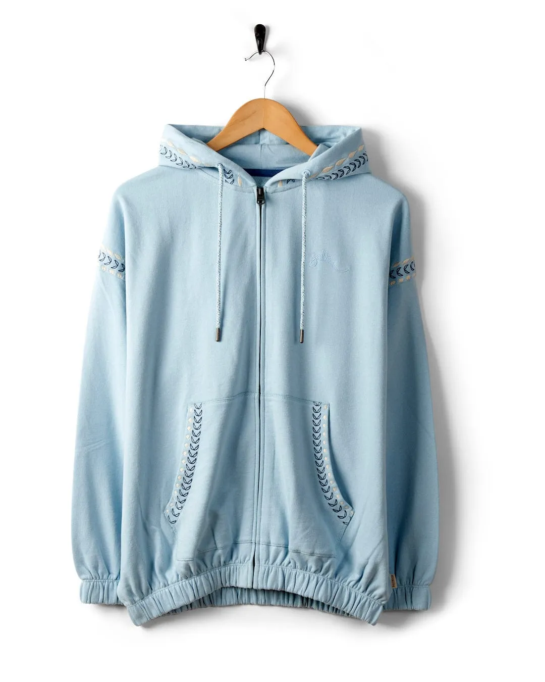 Auden - Womens Oversized Zip Hoodie - Blue