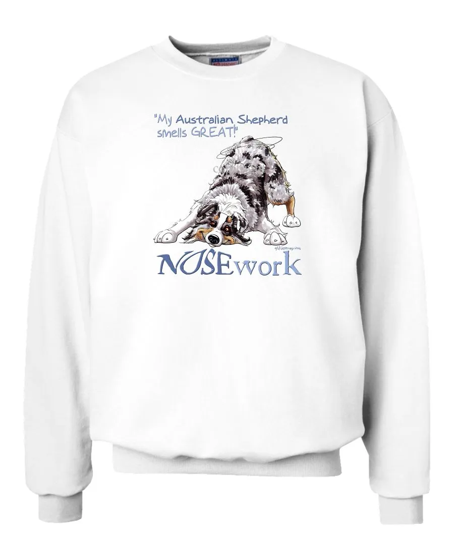 Australian Shepherd  Blue Merle - Nosework - Sweatshirt