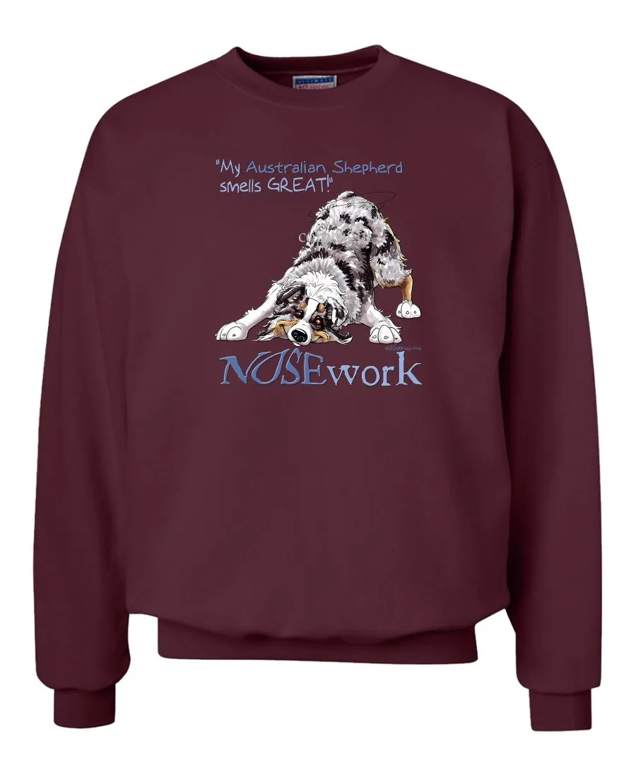 Australian Shepherd  Blue Merle - Nosework - Sweatshirt