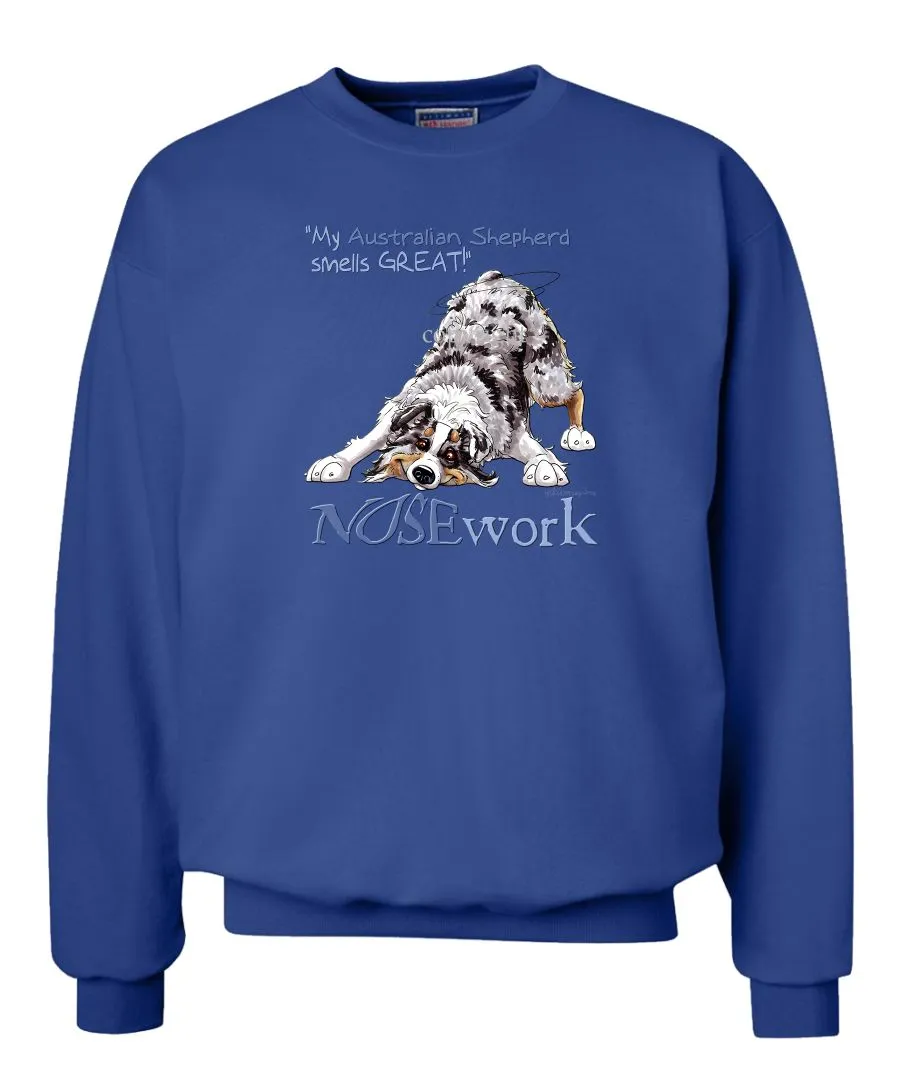 Australian Shepherd  Blue Merle - Nosework - Sweatshirt