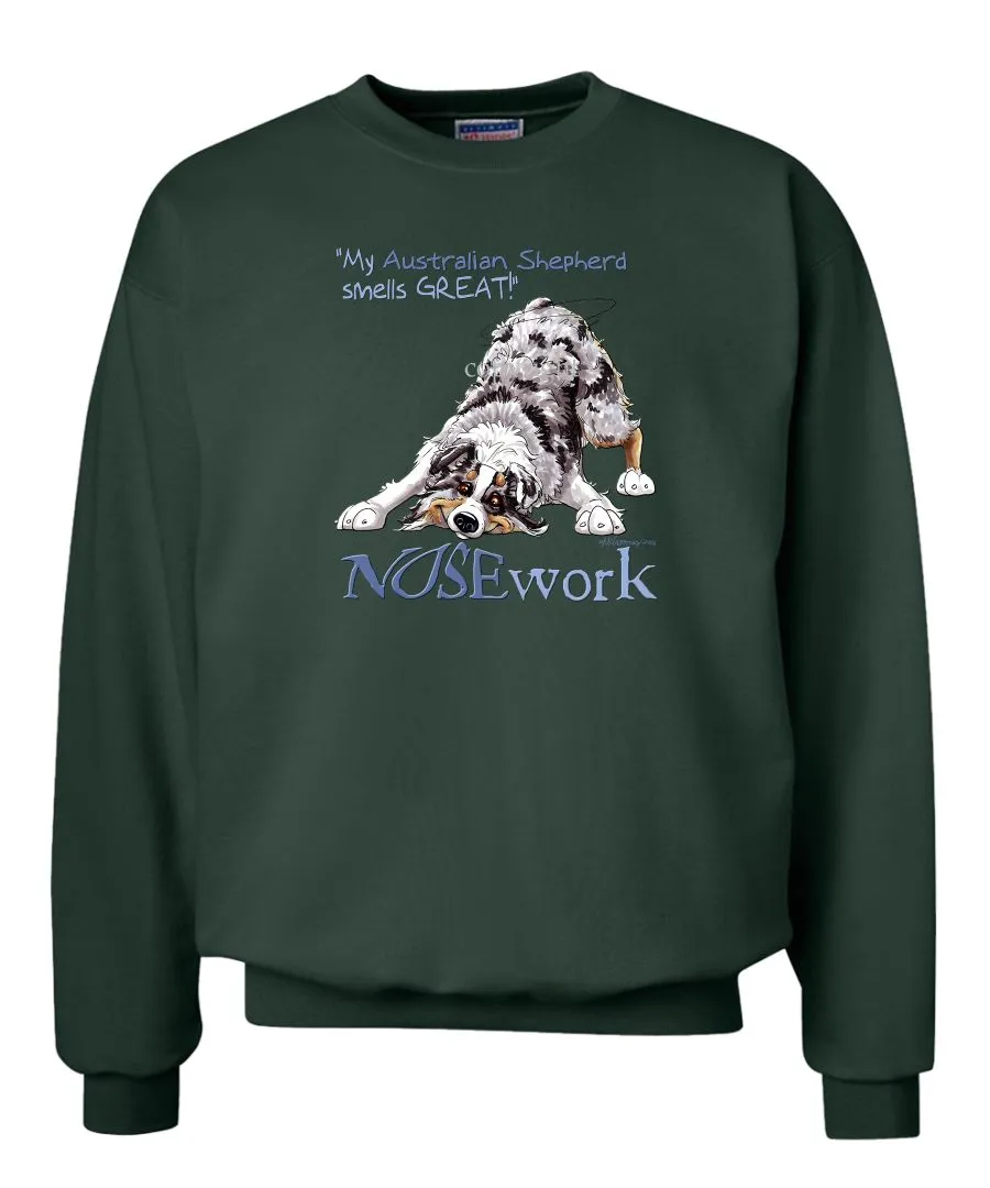 Australian Shepherd  Blue Merle - Nosework - Sweatshirt