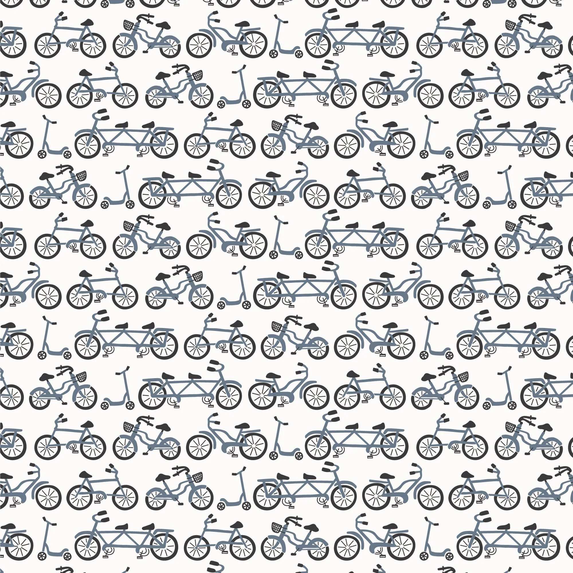 Baby Tank Top - Bikes Slate Blue