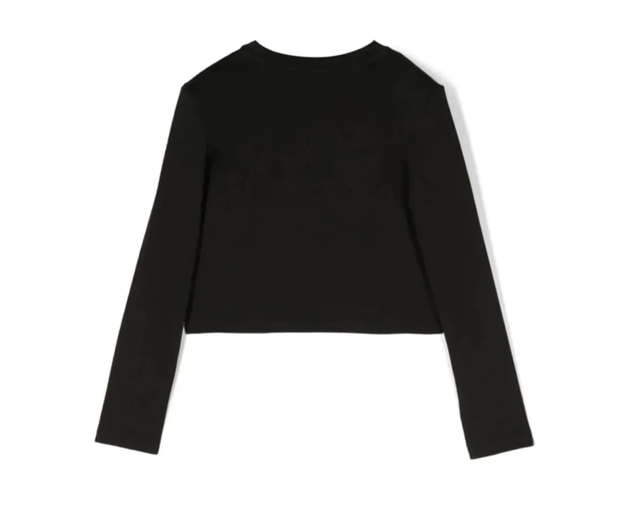 Balmain Girl's Long Sleeve Shirt Black BS8A80-J0177-930OR