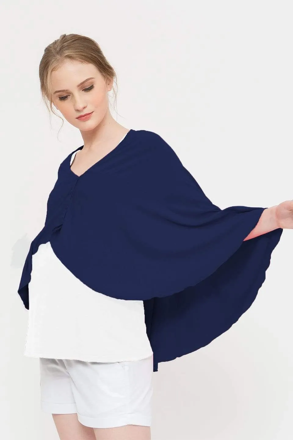 Bambi Nursing Cape Navy