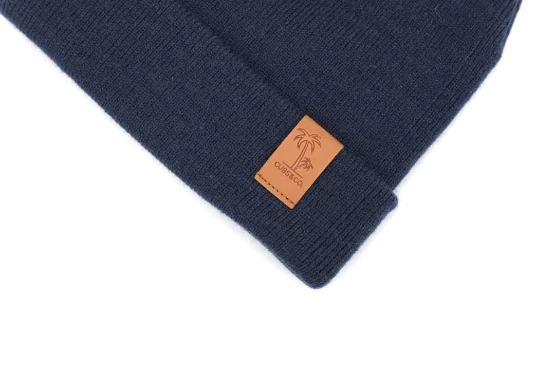 Beanie Signature - Navy (Kids-Adults)