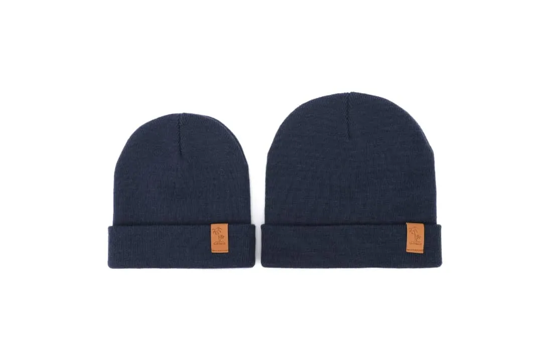 Beanie Signature - Navy (Kids-Adults)