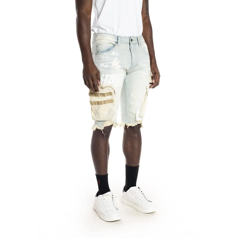 Big and Tall - Utility Fashion Jean Shorts - Norwich Blue