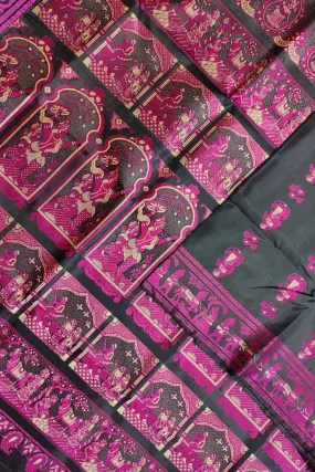 Black Baluchari Handloom Pure Silk Saree