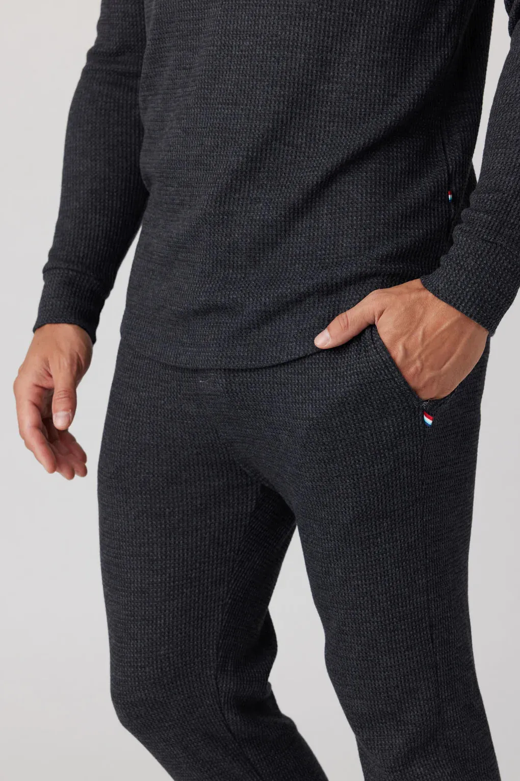 Black Thermal Jogger