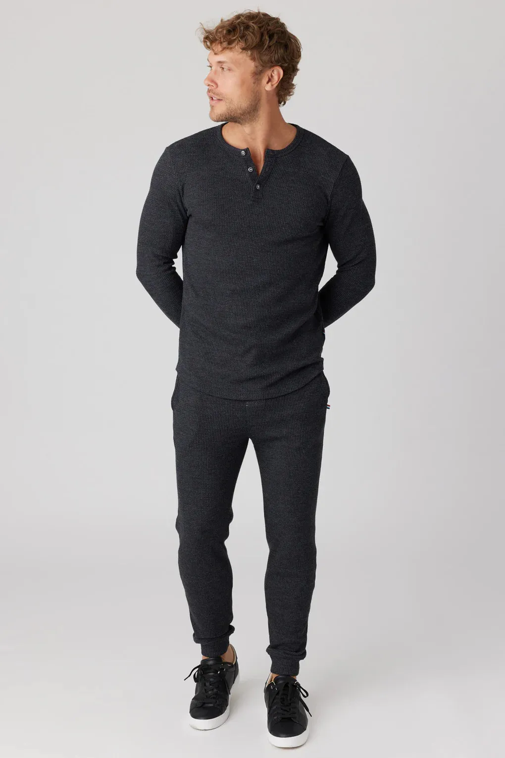 Black Thermal Jogger