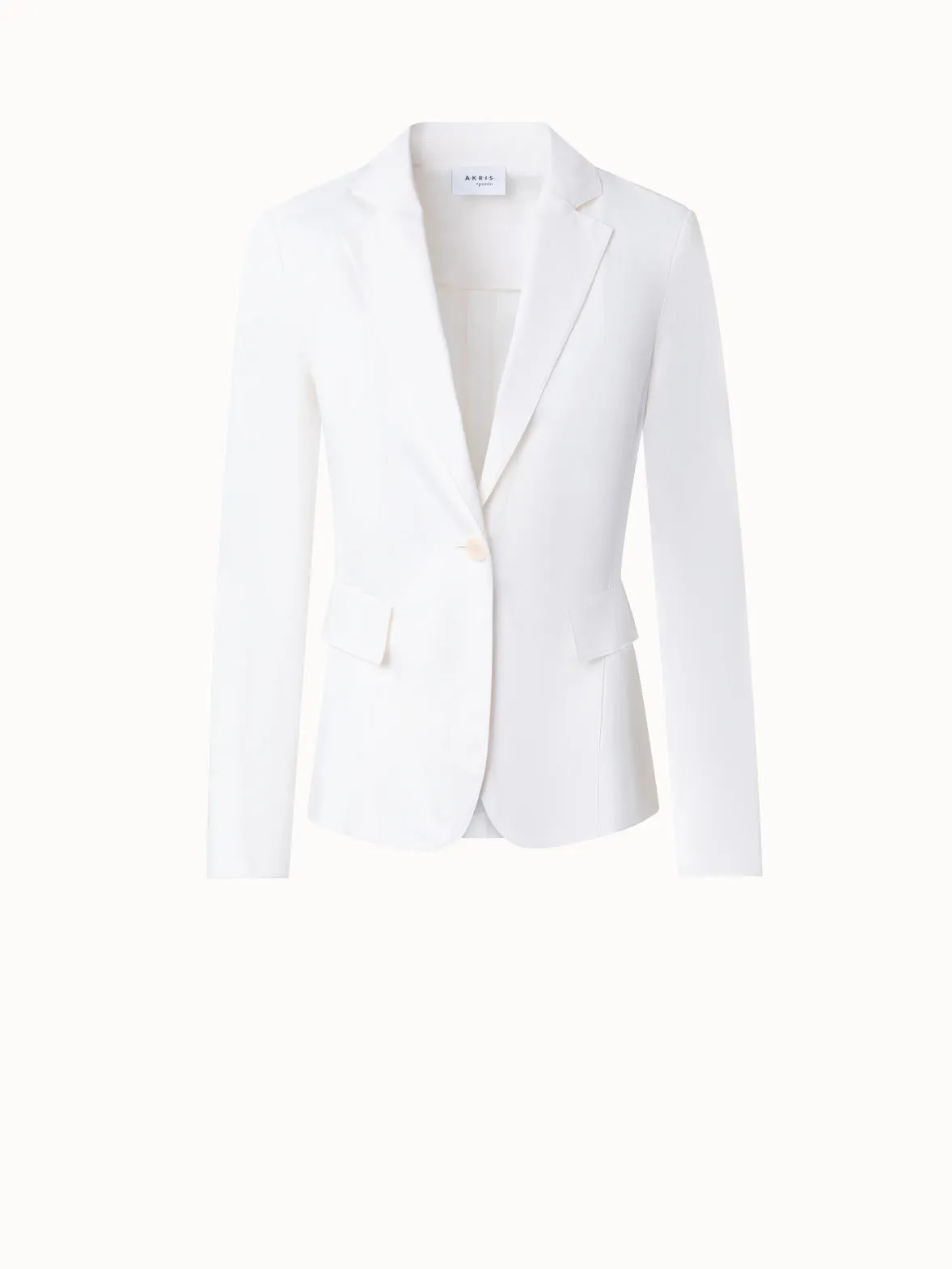 Blazer aus Baumwolle mit Stretch