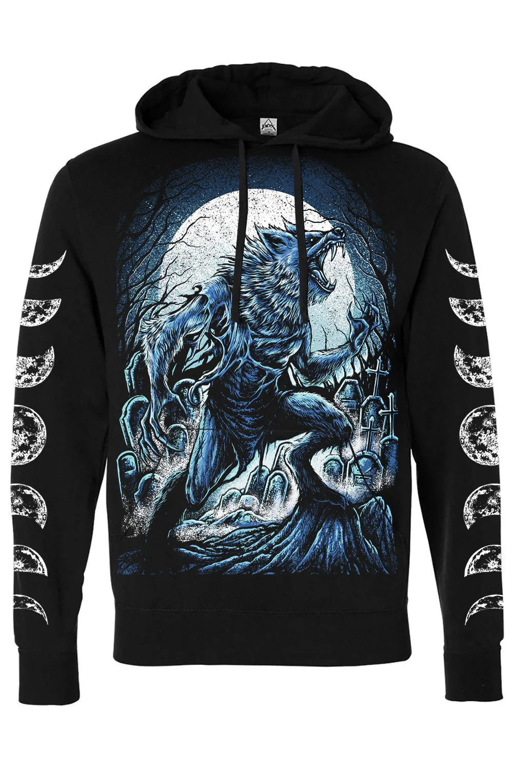 Blue Blood Werewolf Hoodie [Zipper or Pullover]