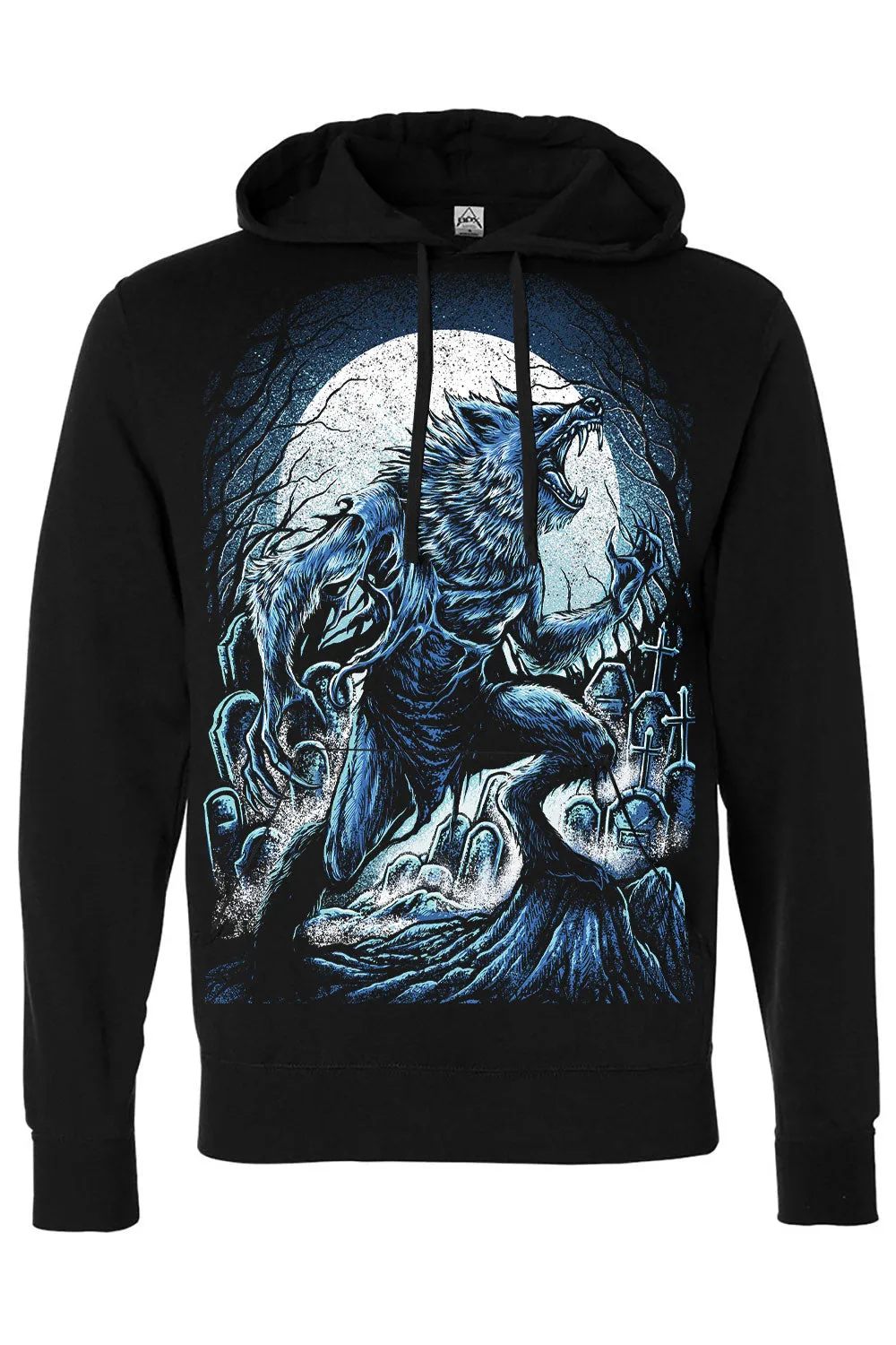 Blue Blood Werewolf Hoodie [Zipper or Pullover]