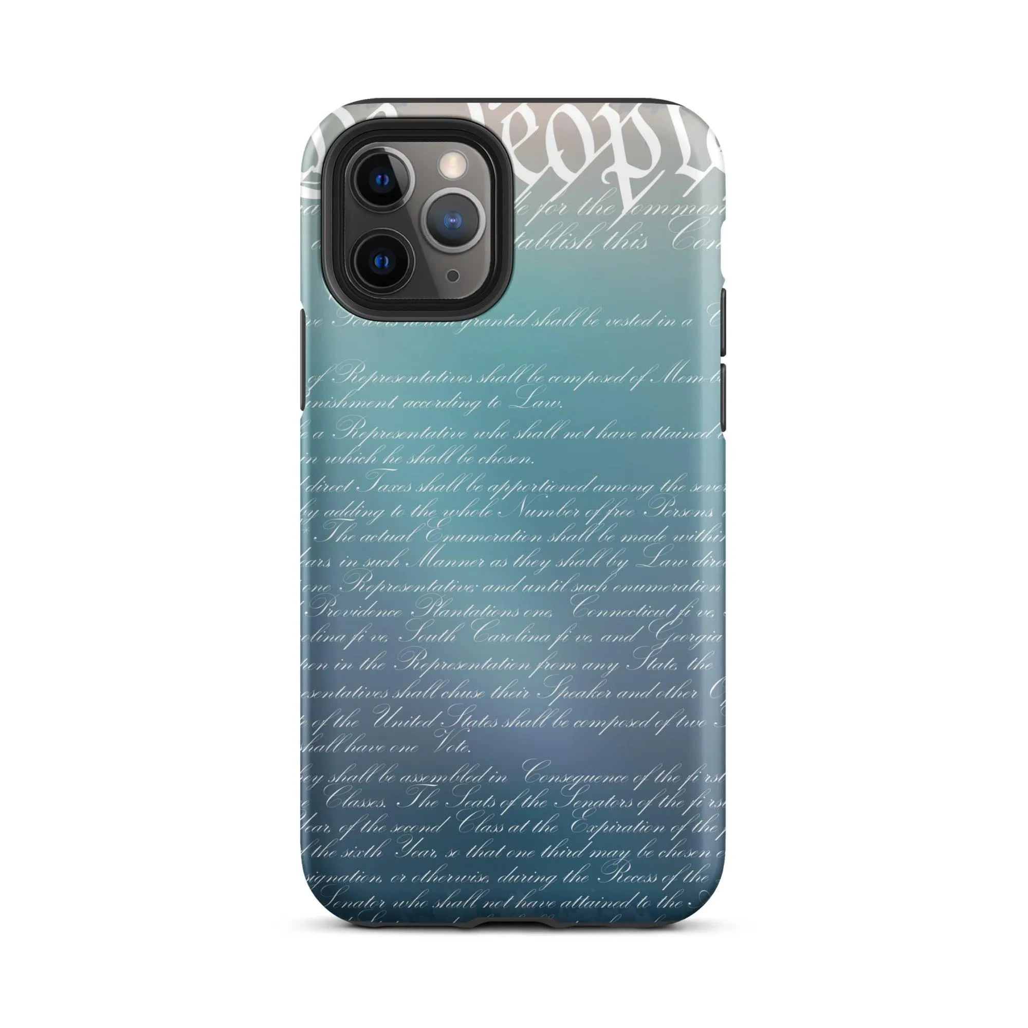 Blue Constitution tough iPhone case