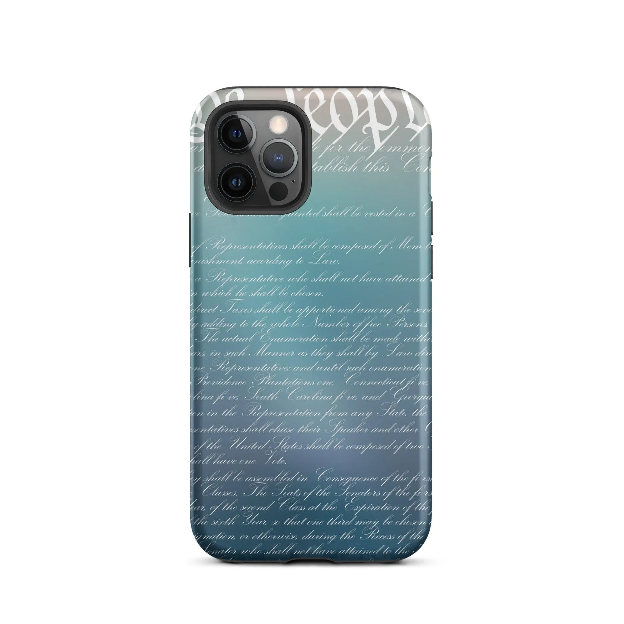 Blue Constitution tough iPhone case