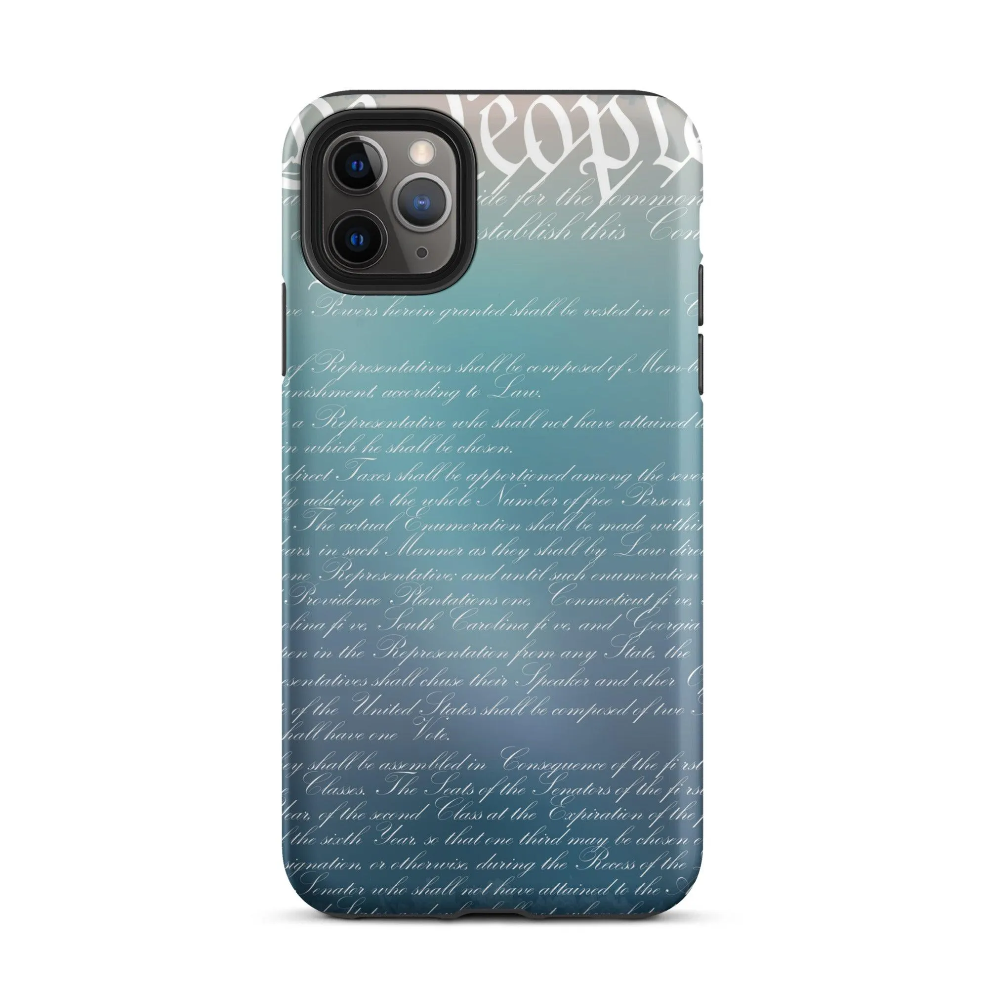 Blue Constitution tough iPhone case