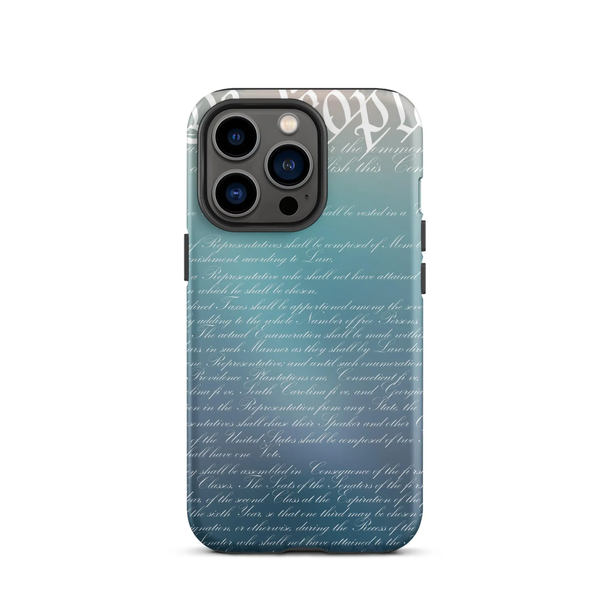 Blue Constitution tough iPhone case