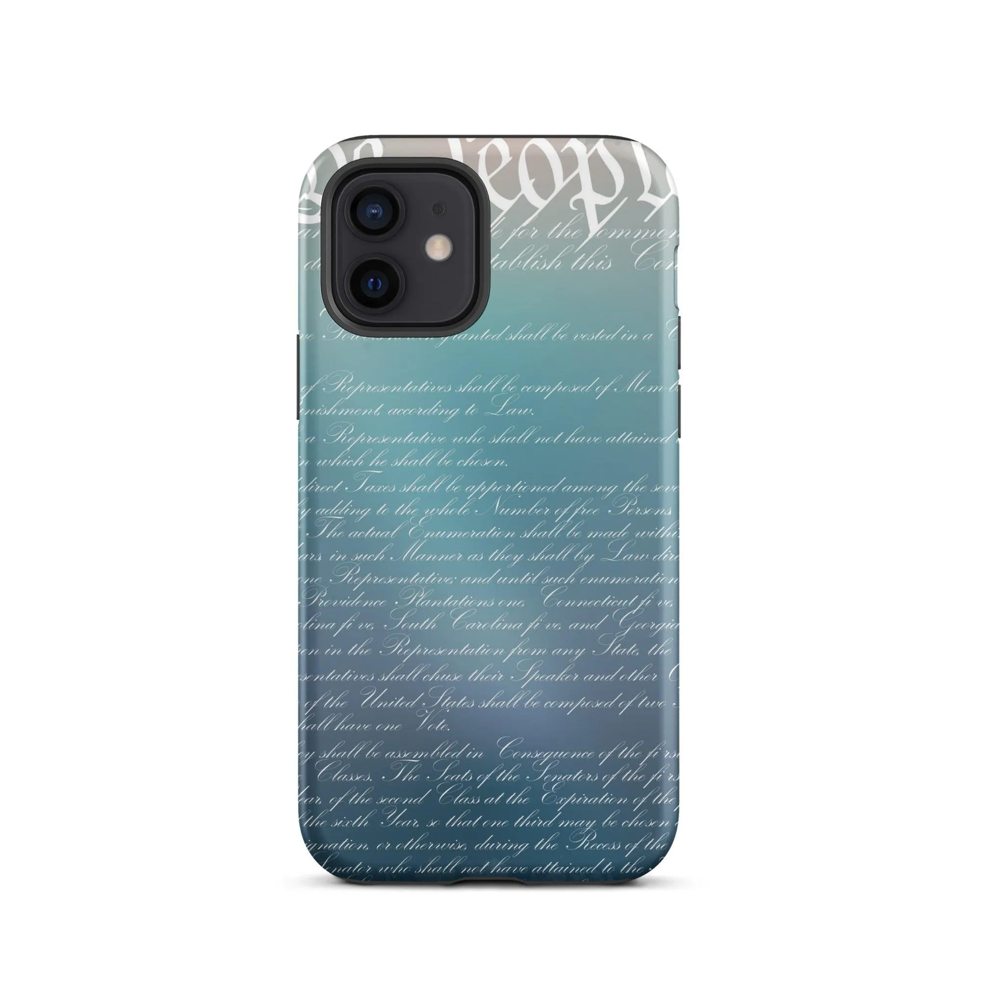 Blue Constitution tough iPhone case