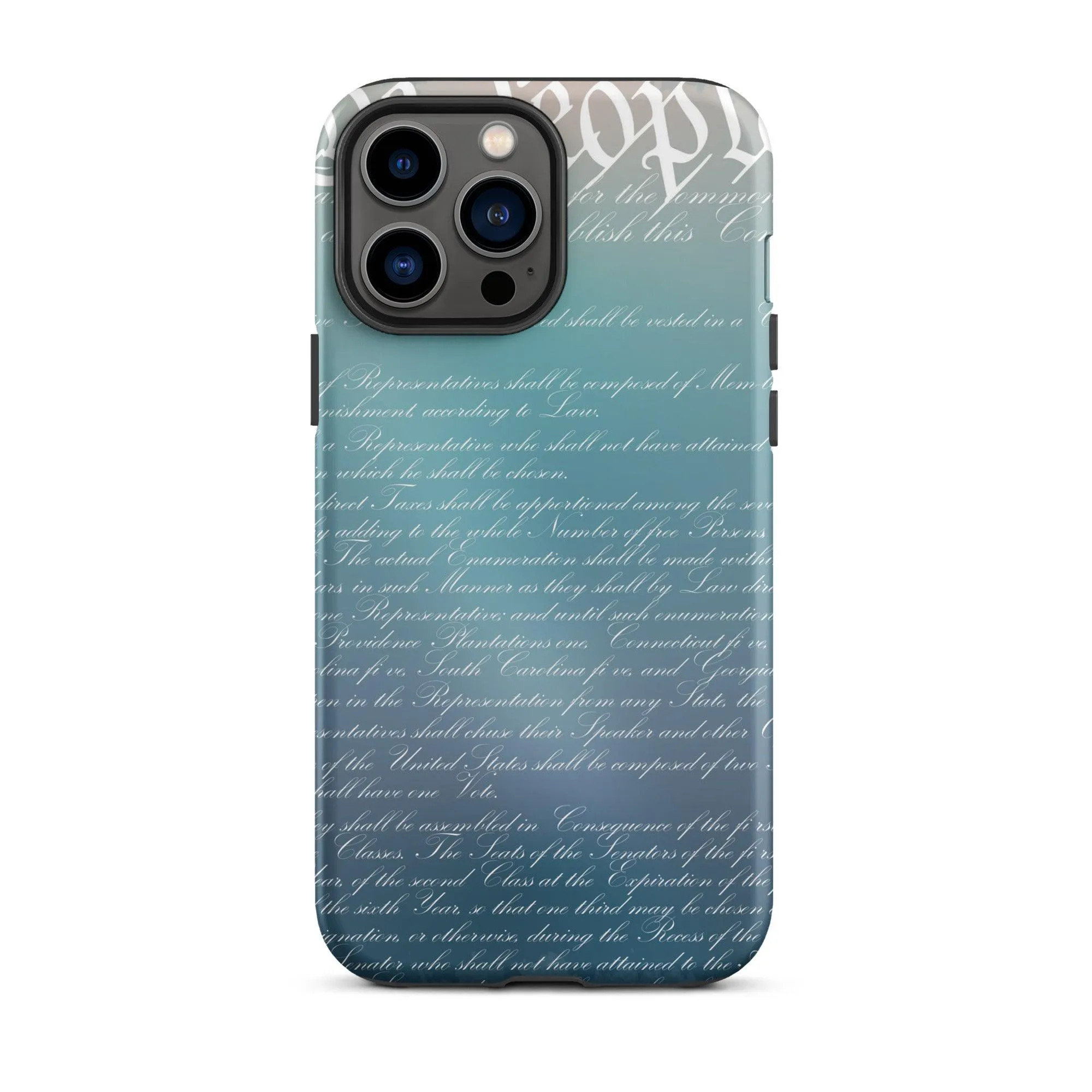 Blue Constitution tough iPhone case