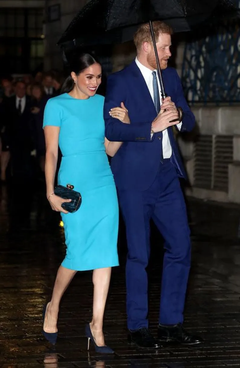 Blue dress - Meghan Markle inspired dress